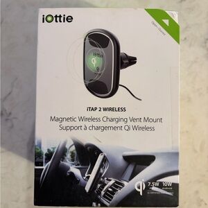 iOttie iTap 2 Wireless Magnetic Air Vent Mount - Qi Fast Charging